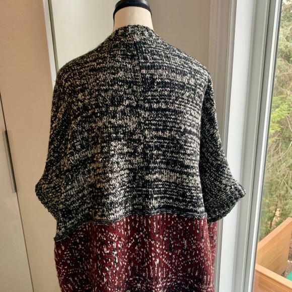 Zara melange vest lose style sweater medium - Picture 6 of 10